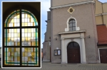 Neues Bleifenster im Kirchturm