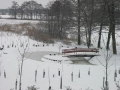 Kreuzkirche Teich mit Brcke